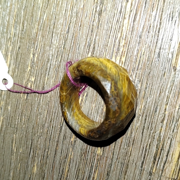 Solid Tigers Eye Ring - Picture 4 of 8